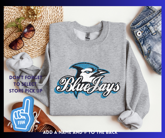 Blue Jays Retro: Adult Crewneck Sweatshirt