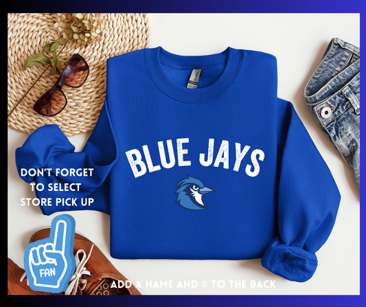 Blue Jays Arch: Adult Crewneck Sweatshirt
