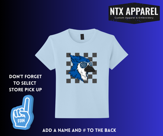Blue Jays Checkered: Youth T-Shirt