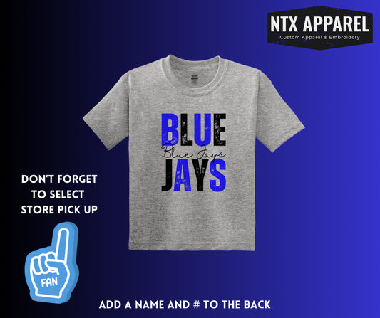 Blue Jays Black & Royal: Youth T-Shirt