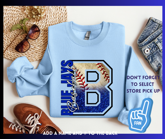 Blue Jays Big B: Adult Crewneck Sweatshirt