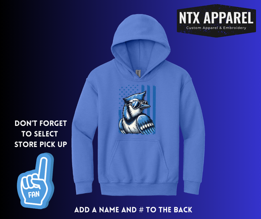 Blue Jays Patriotic - Youth Hoodie