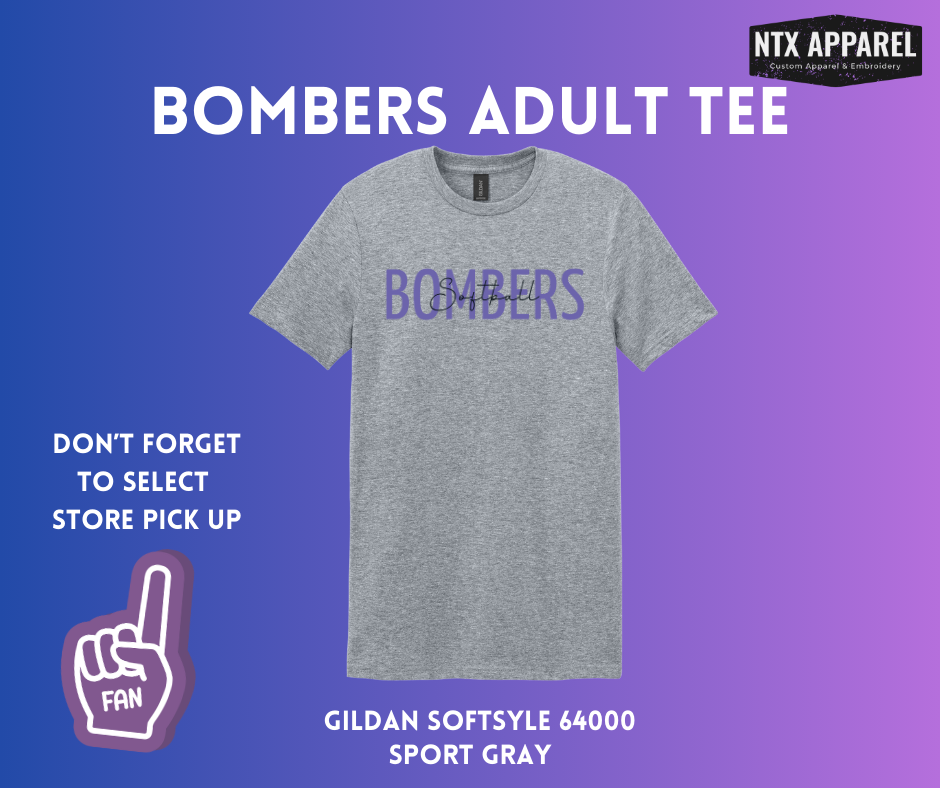 Purple & Black: Adult T-Shirt