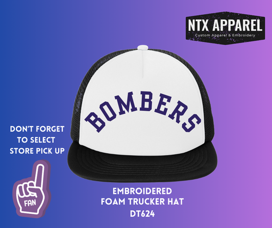 Bombers Embroidered Foam Trucker Hat