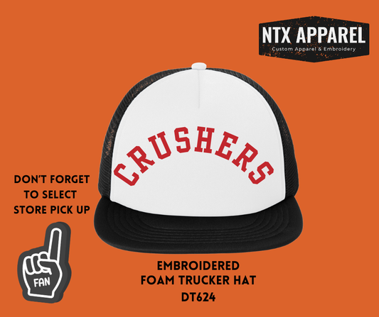 Crushers Embroidered Foam Trucker Hat