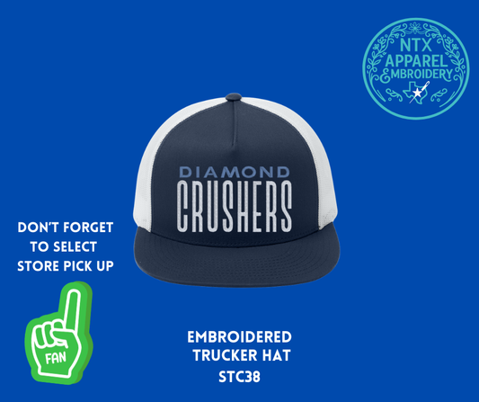 Diamond Crushers Home Team Embroidered Trucker Hat