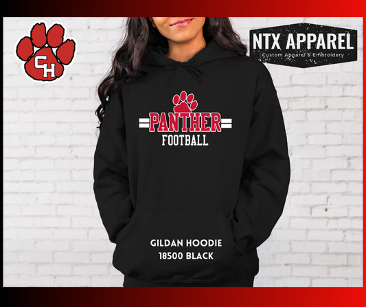 Panther Red & Black Hoodie