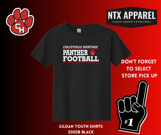 Panther Football- Youth T-Shirts