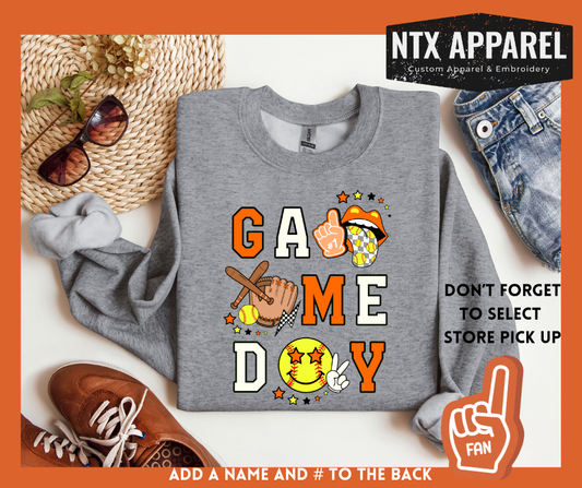 Crushers Game Day: Adult Crewneck Sweatshirt