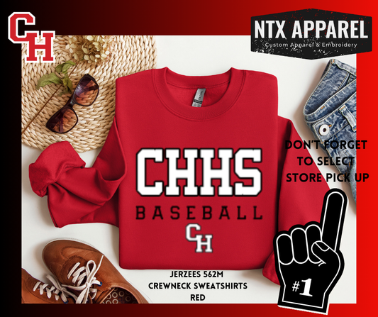 CHHS Baseball Bold Sweatshirt