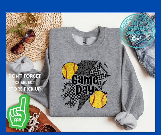 Diamond Crushers Strike Out:  Adult Crewneck Sweatshirt