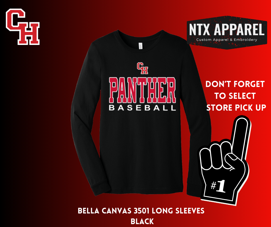 CHHS Baseball CH Long Sleeved T-Shirt