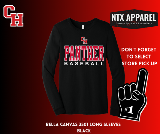 CHHS Baseball CH Long Sleeved T-Shirt