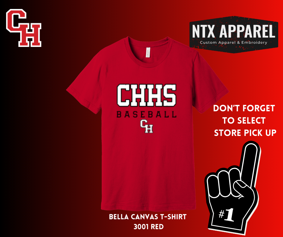 CHHS Baseball Bold T-Shirt