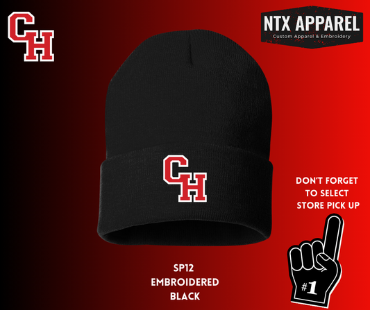 CHHS Baseball Embroidered Beanie