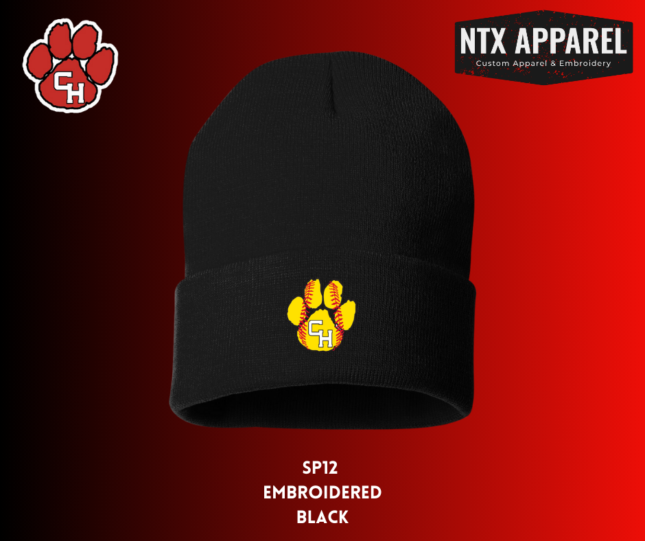 CHHS Softball Embroidered Beanie