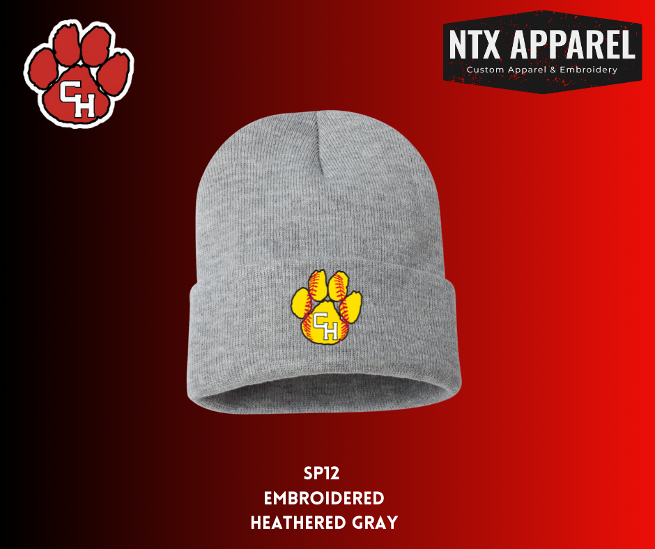 CHHS Softball Embroidered Beanie