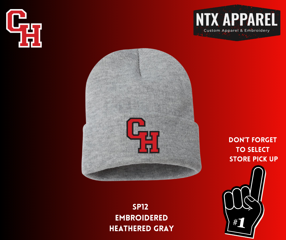 CHHS Baseball Embroidered Beanie