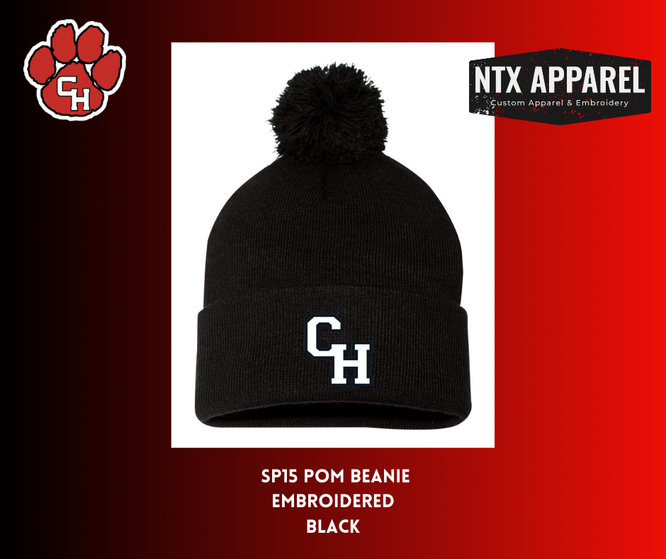 CH Logo Pom Beanie