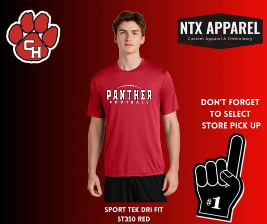 Panther Red- Dri Fit T-Shirt