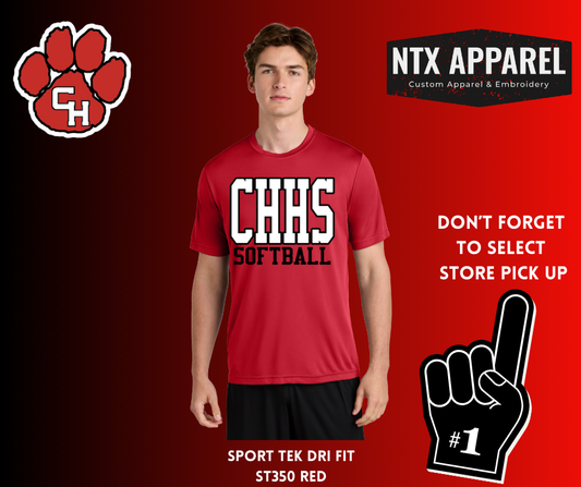 CHHS Softball Bold- Dri Fit T-Shirt