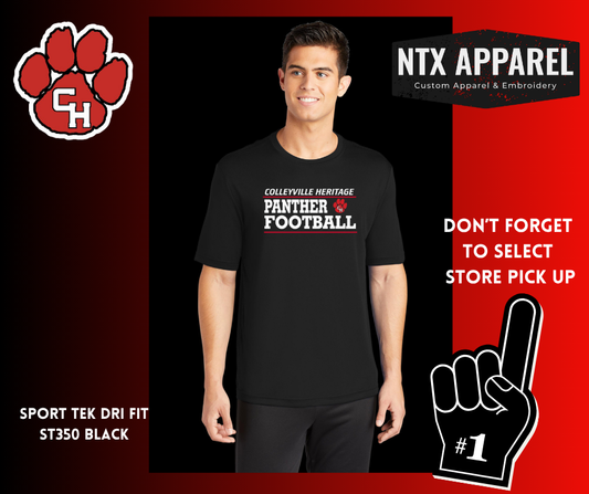 Panther Football- Dri Fit T-Shirt